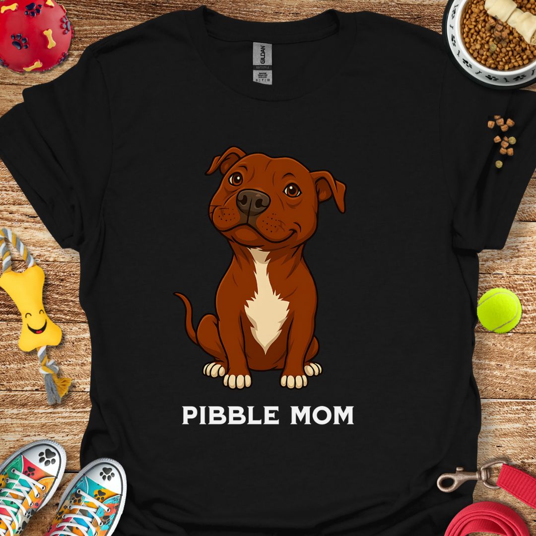 Pibble Mom (red) T-Shirt