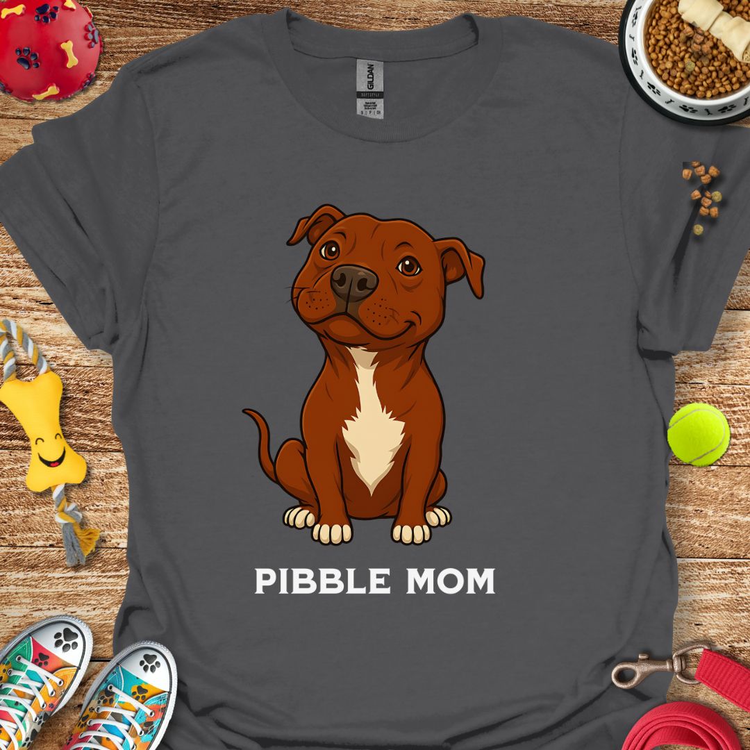 Pibble Mom (red) T-Shirt