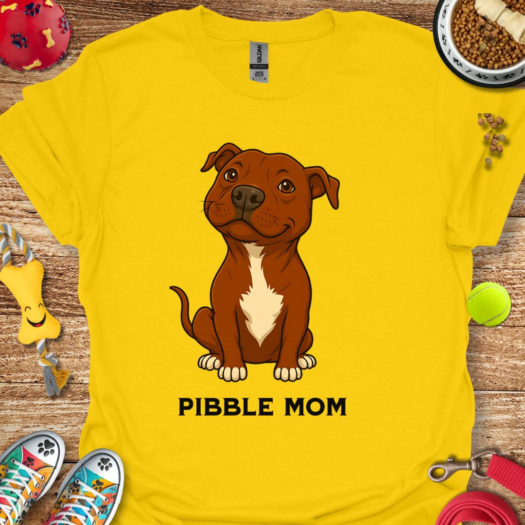 Pibble Mom (red) T-Shirt