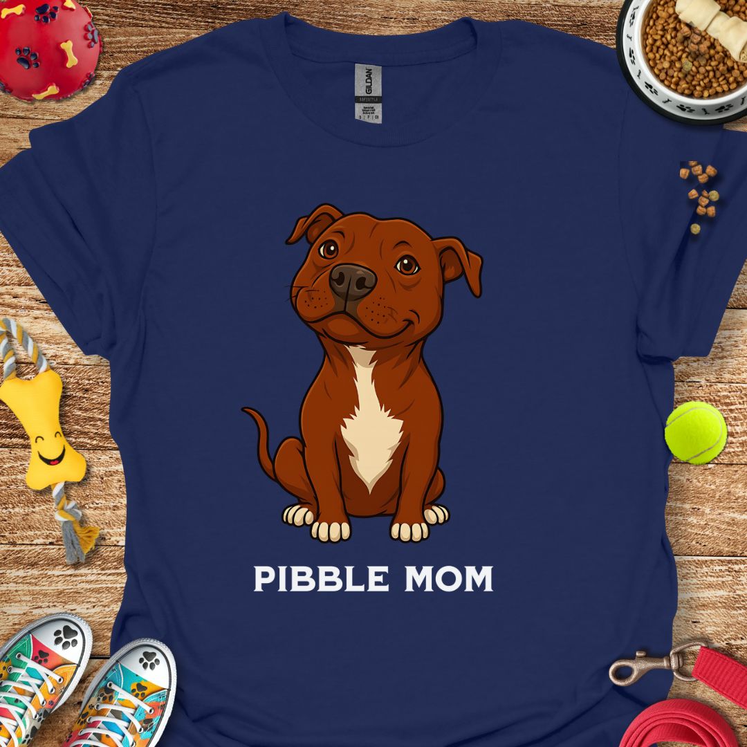 Pibble Mom (red) T-Shirt