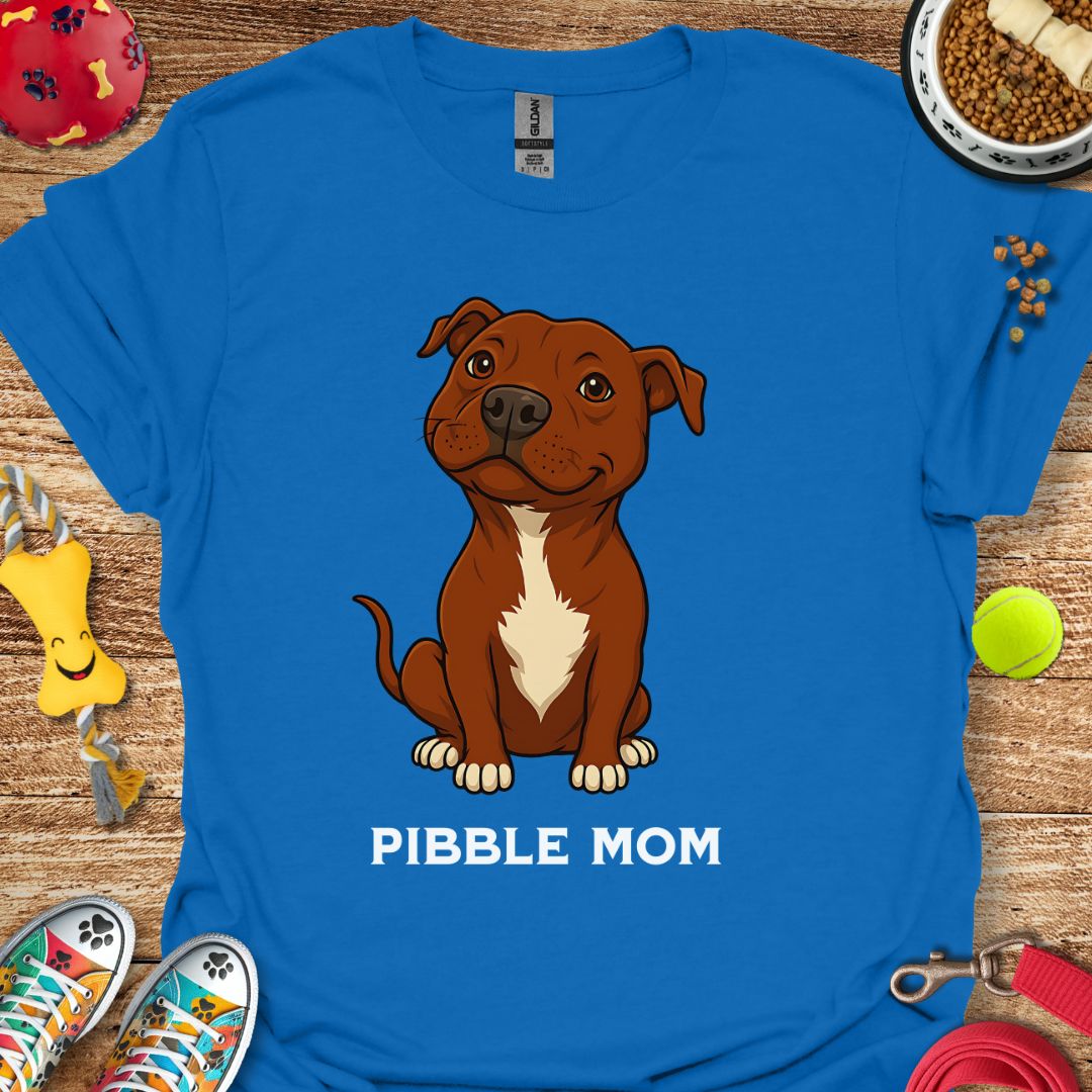 Pibble Mom (red) T-Shirt