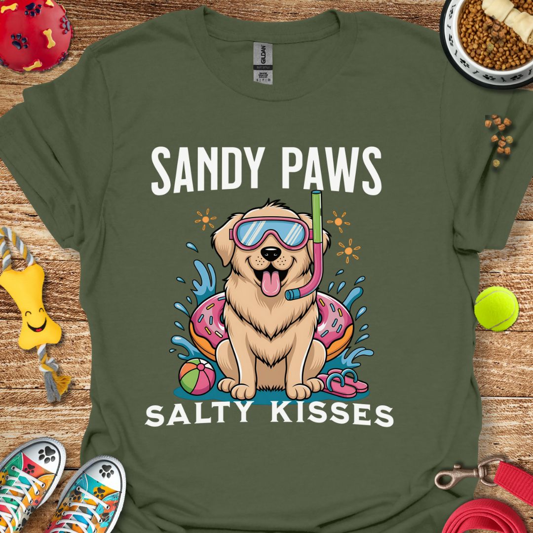 Sandy Paws Retriever T-Shirt