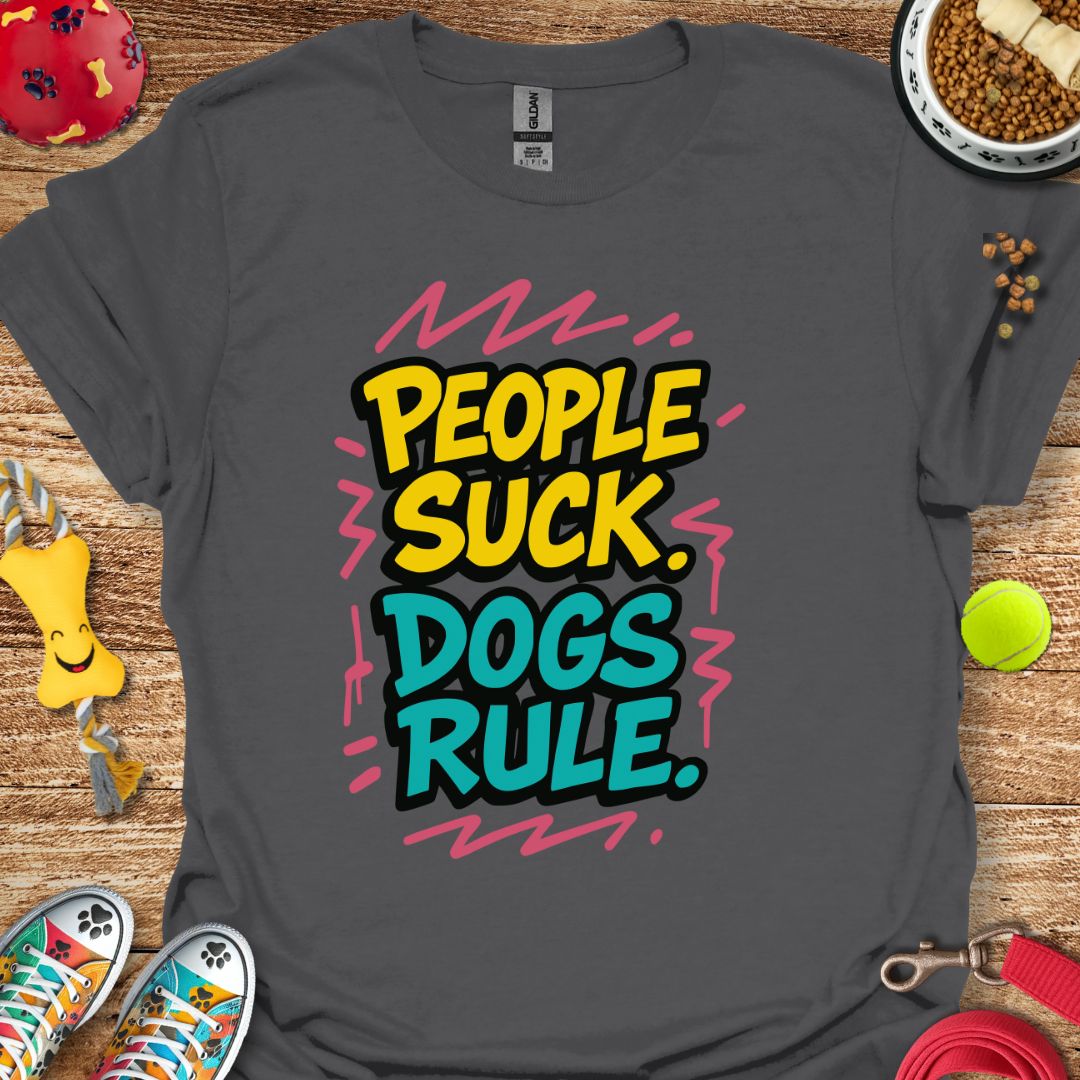 Dogs Rule (90s Style) T-Shirt