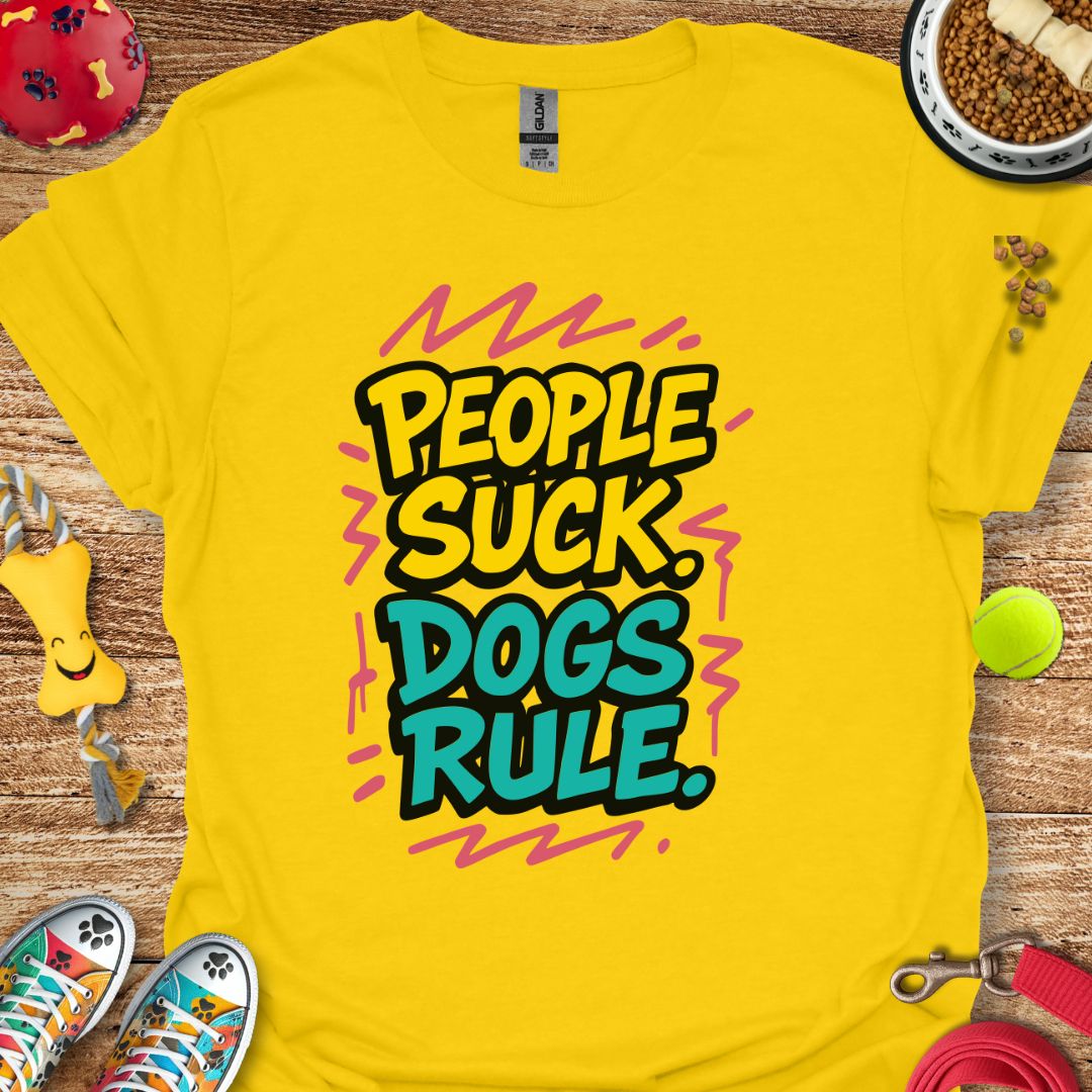 Dogs Rule (90s Style) T-Shirt