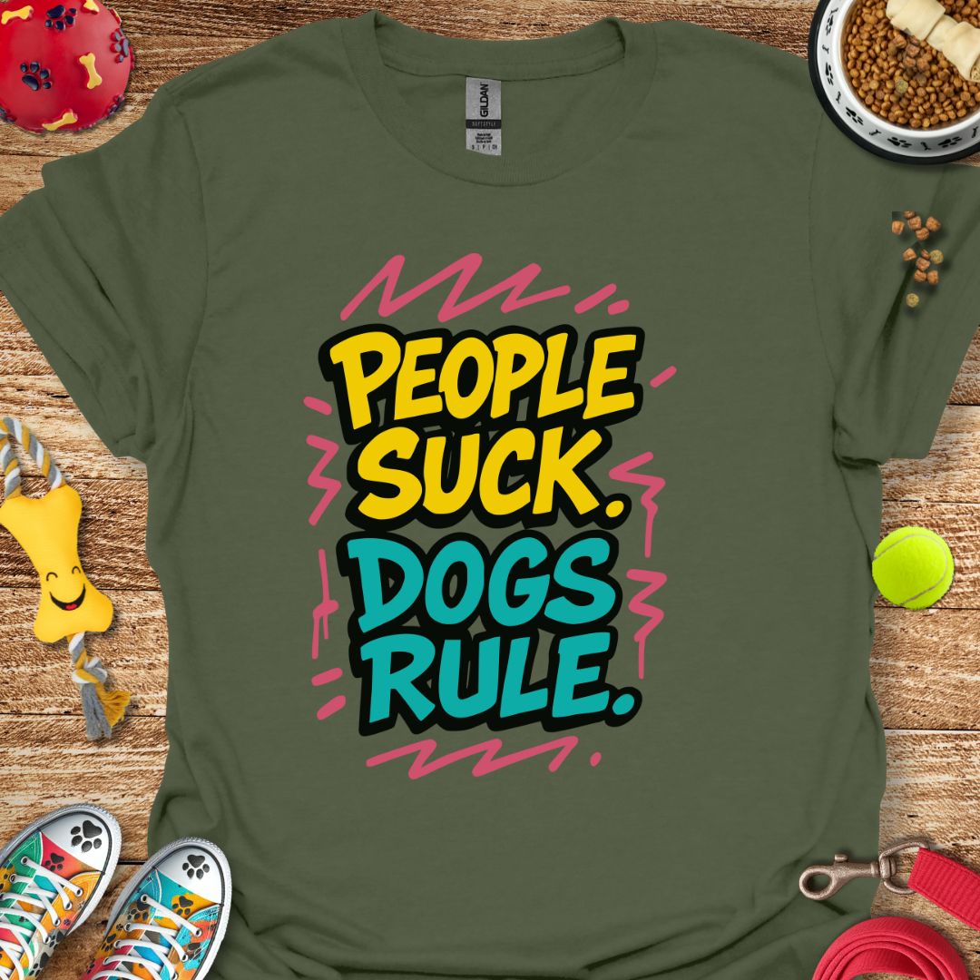 Dogs Rule (90s Style) T-Shirt