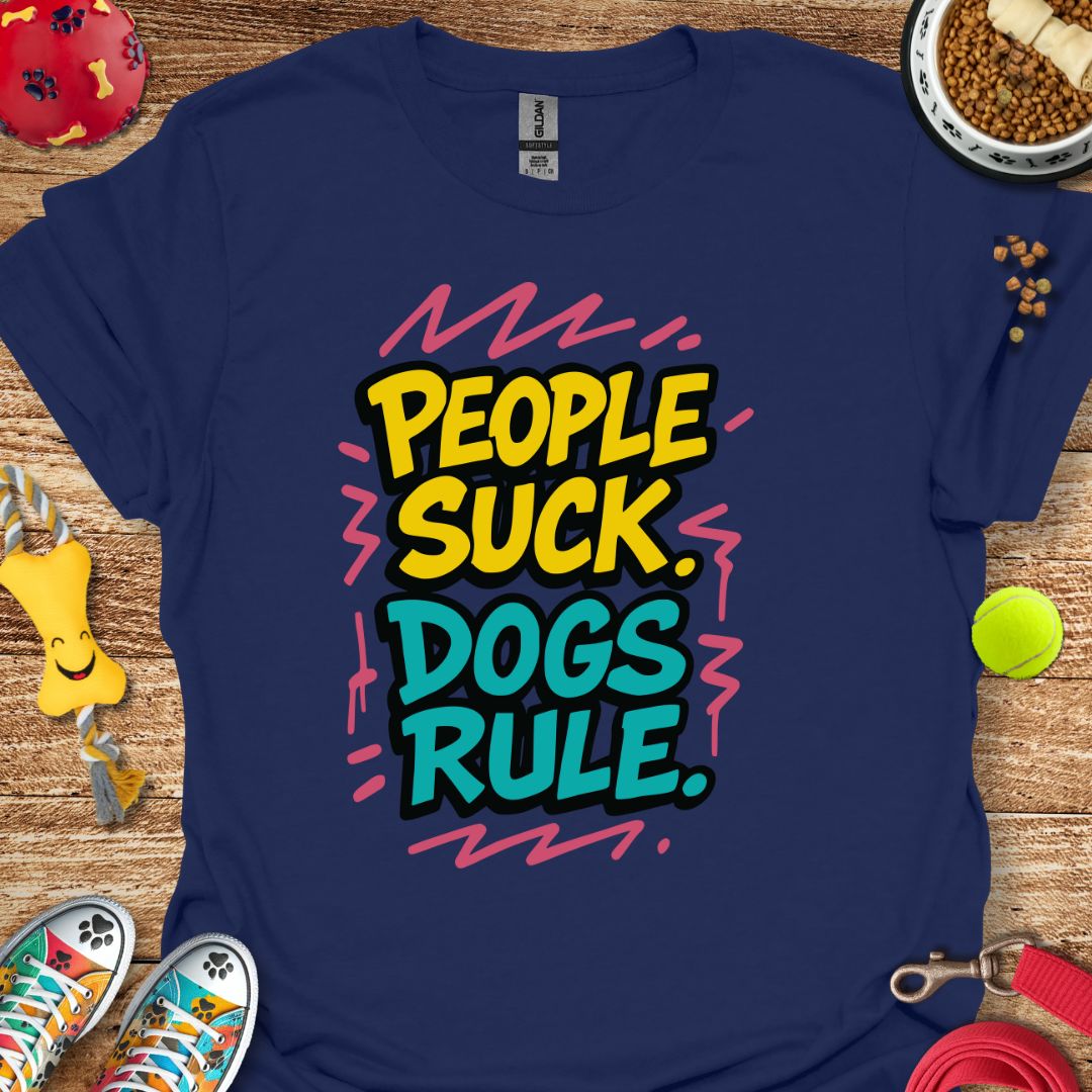 Dogs Rule (90s Style) T-Shirt