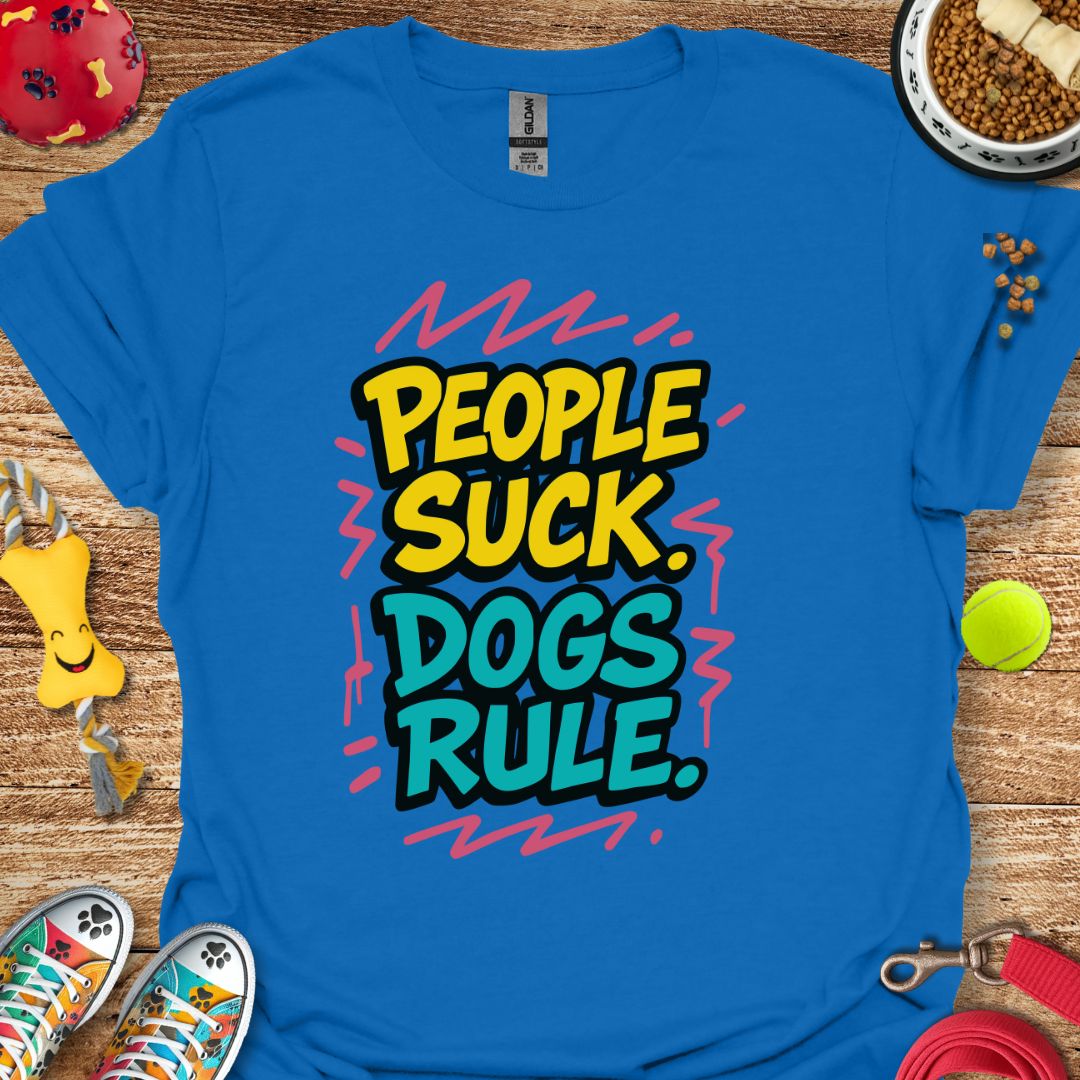 Dogs Rule (90s Style) T-Shirt