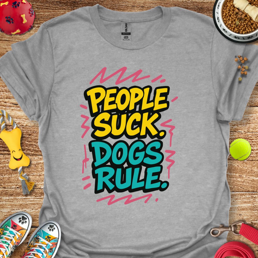 Dogs Rule (90s Style) T-Shirt