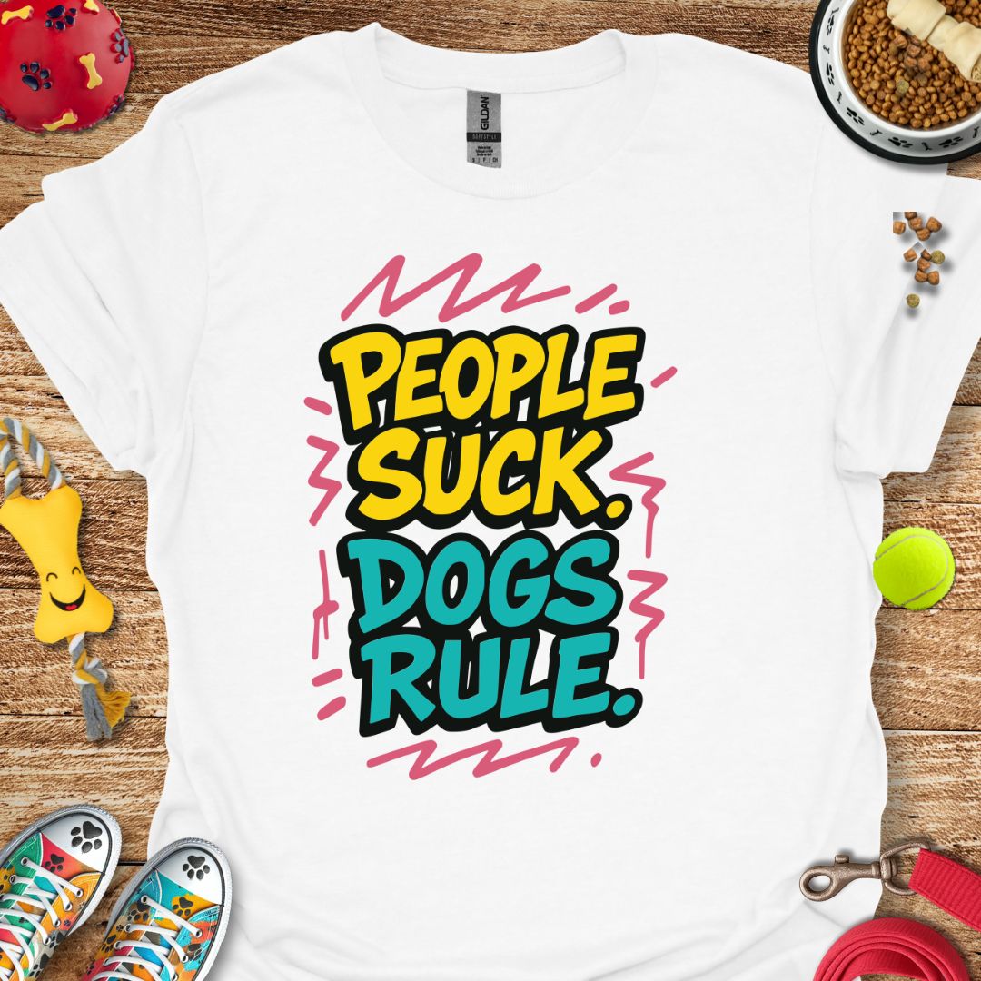 Dogs Rule (90s Style) T-Shirt