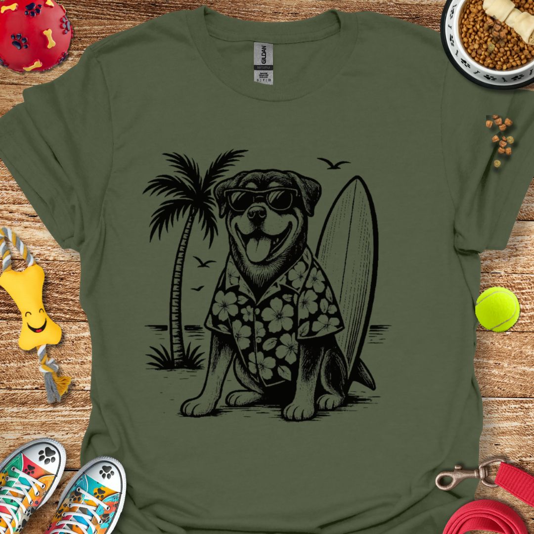Surfin' Rottie T-Shirt