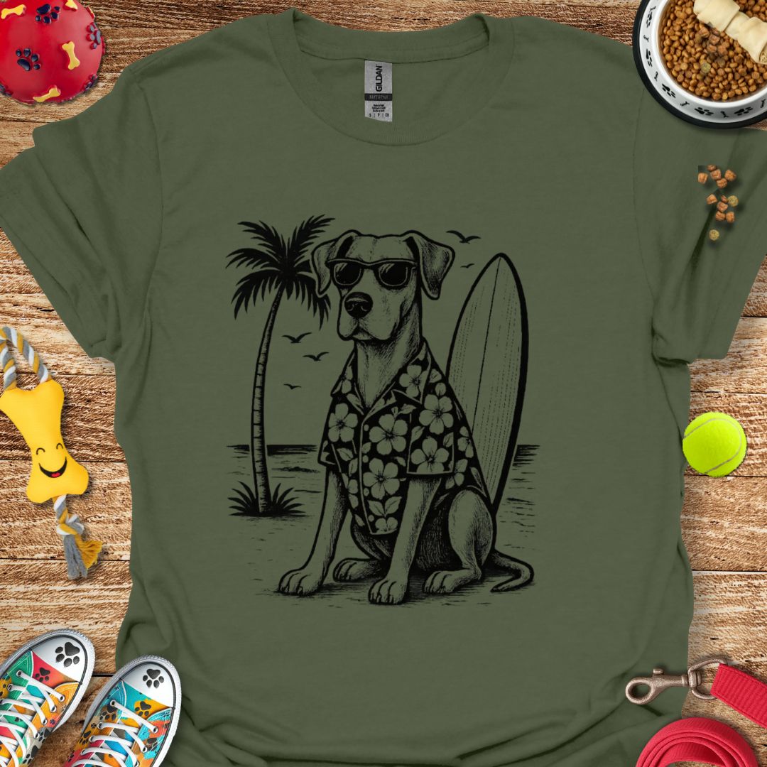 Surfin' Great Dane T-Shirt