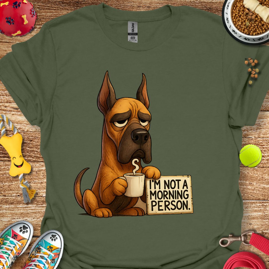 Grumpy Morning Great Dane T-Shirt