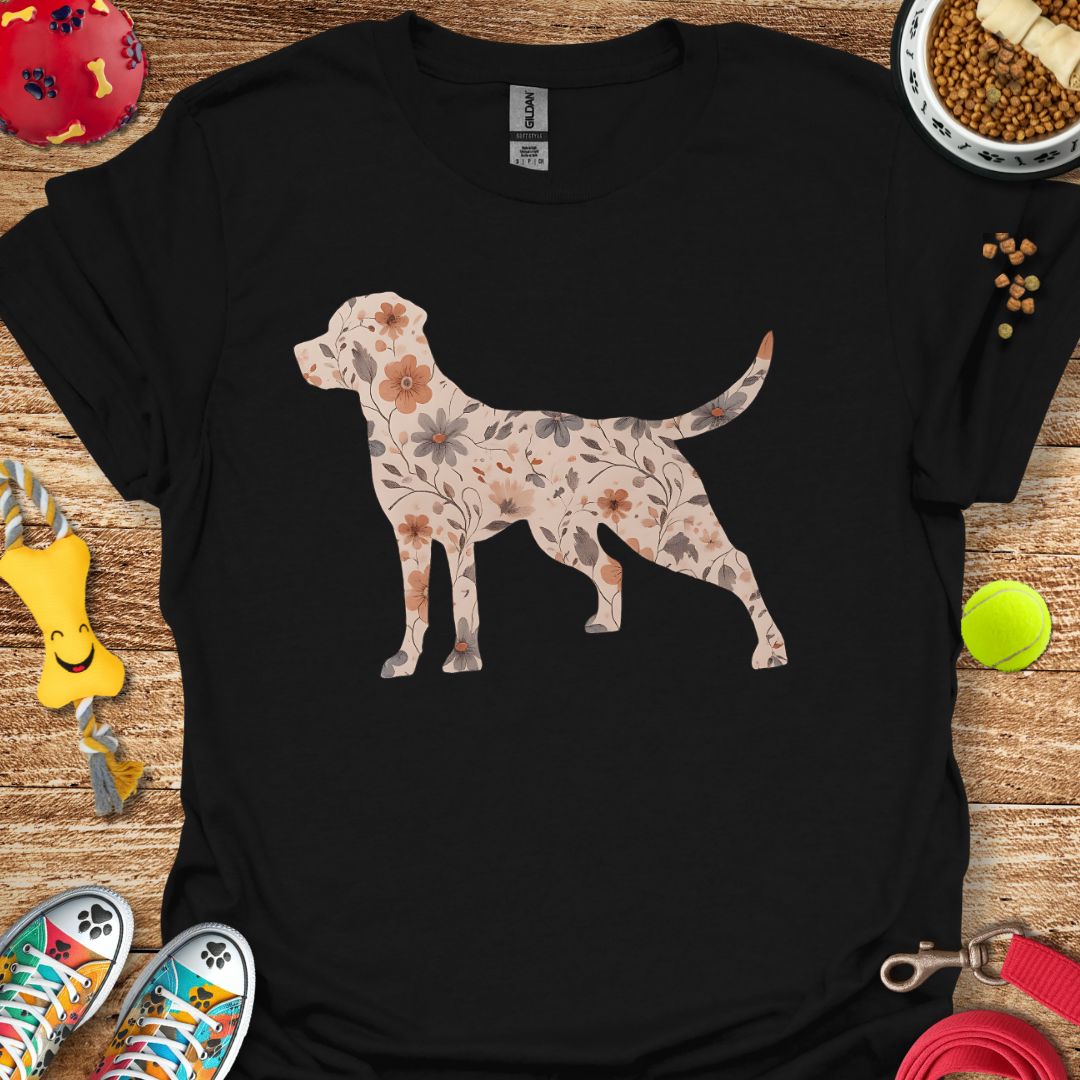 Flower Labrador T-Shirt