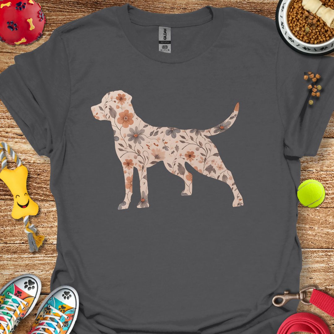 Flower Labrador T-Shirt