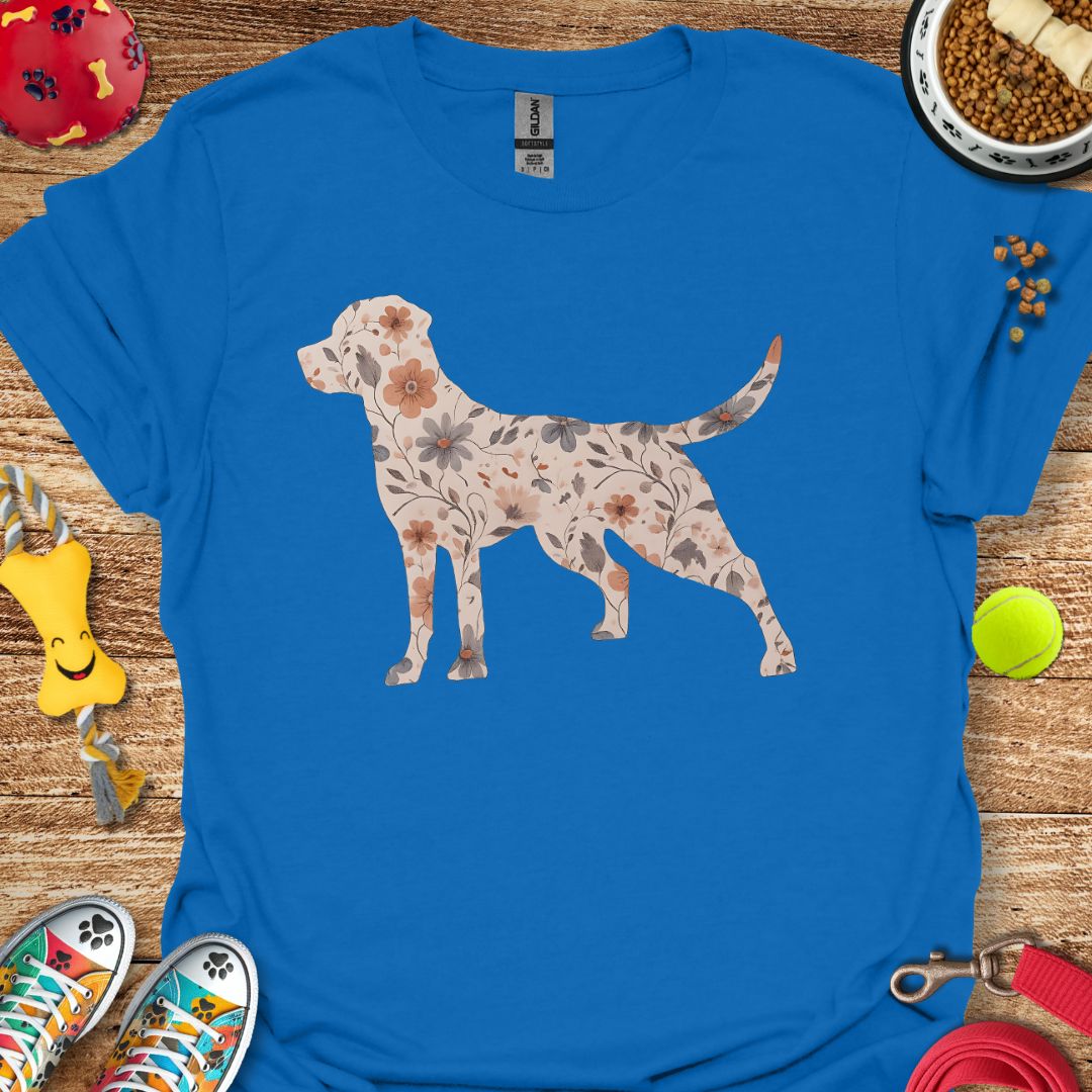 Flower Labrador T-Shirt