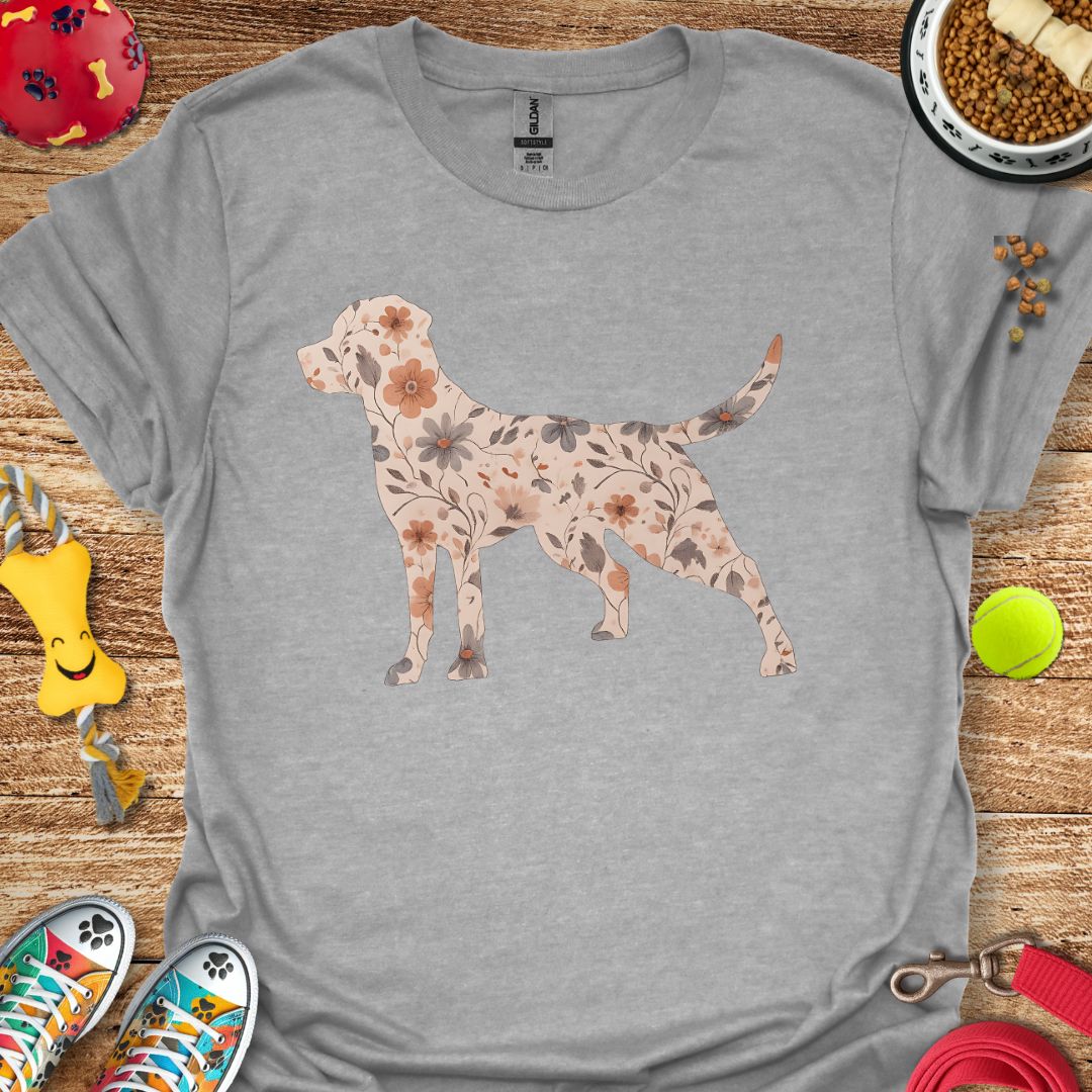 Flower Labrador T-Shirt