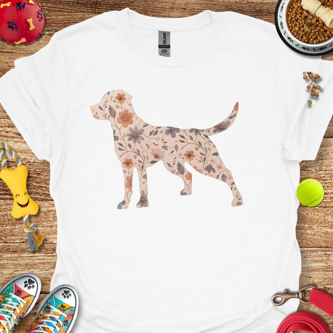 Flower Labrador T-Shirt