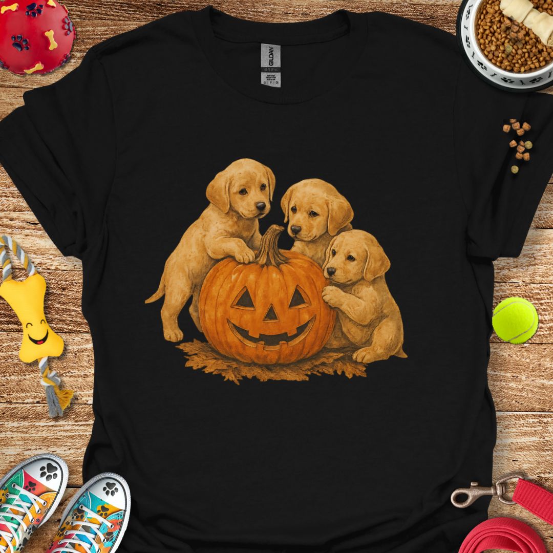 Pumpkin Golden Retriever T-Shirt