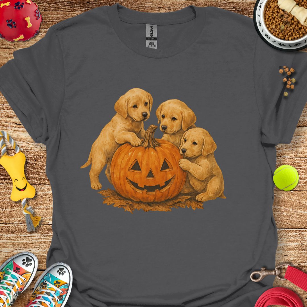 Pumpkin Golden Retriever T-Shirt