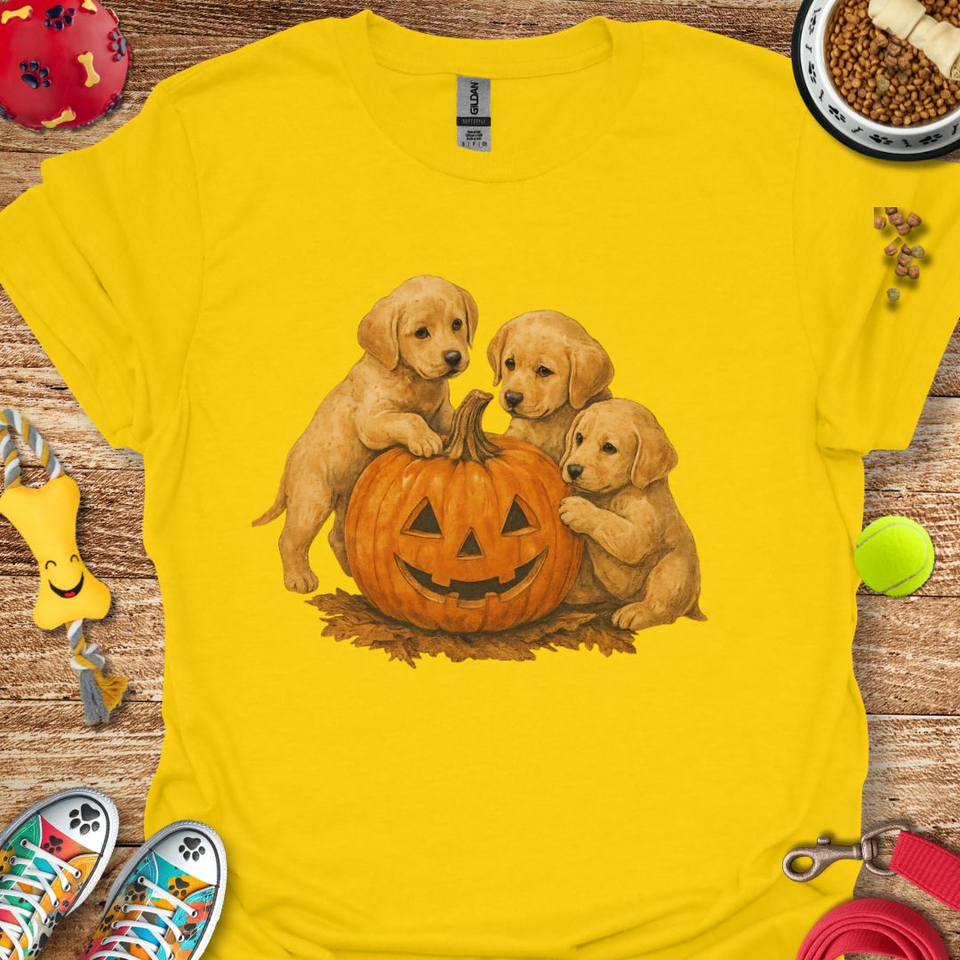 Pumpkin Golden Retriever T-Shirt