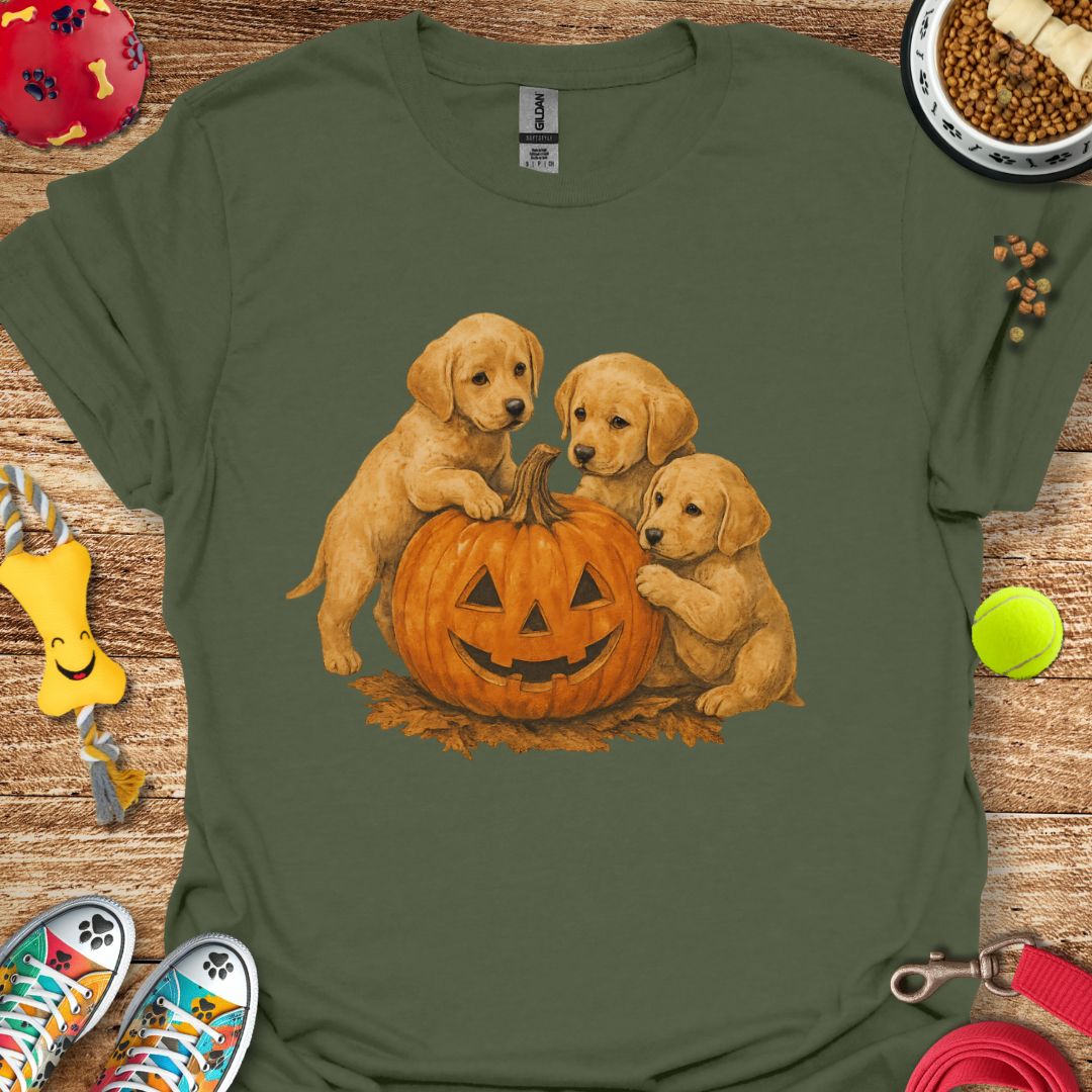 Pumpkin Golden Retriever T-Shirt