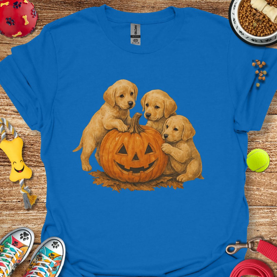 Pumpkin Golden Retriever T-Shirt