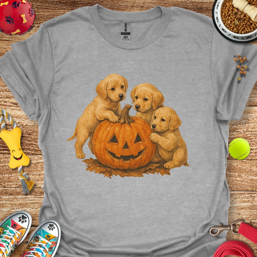Pumpkin Golden Retriever T-Shirt