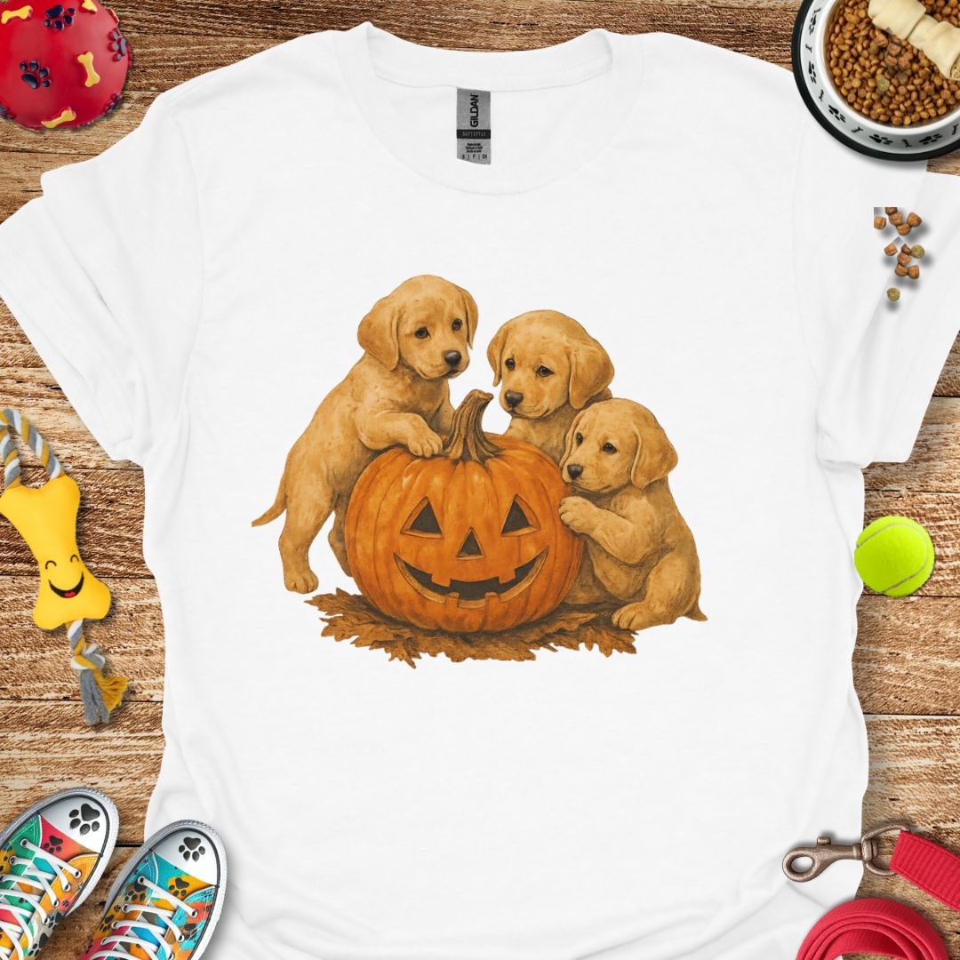 Pumpkin Golden Retriever T-Shirt