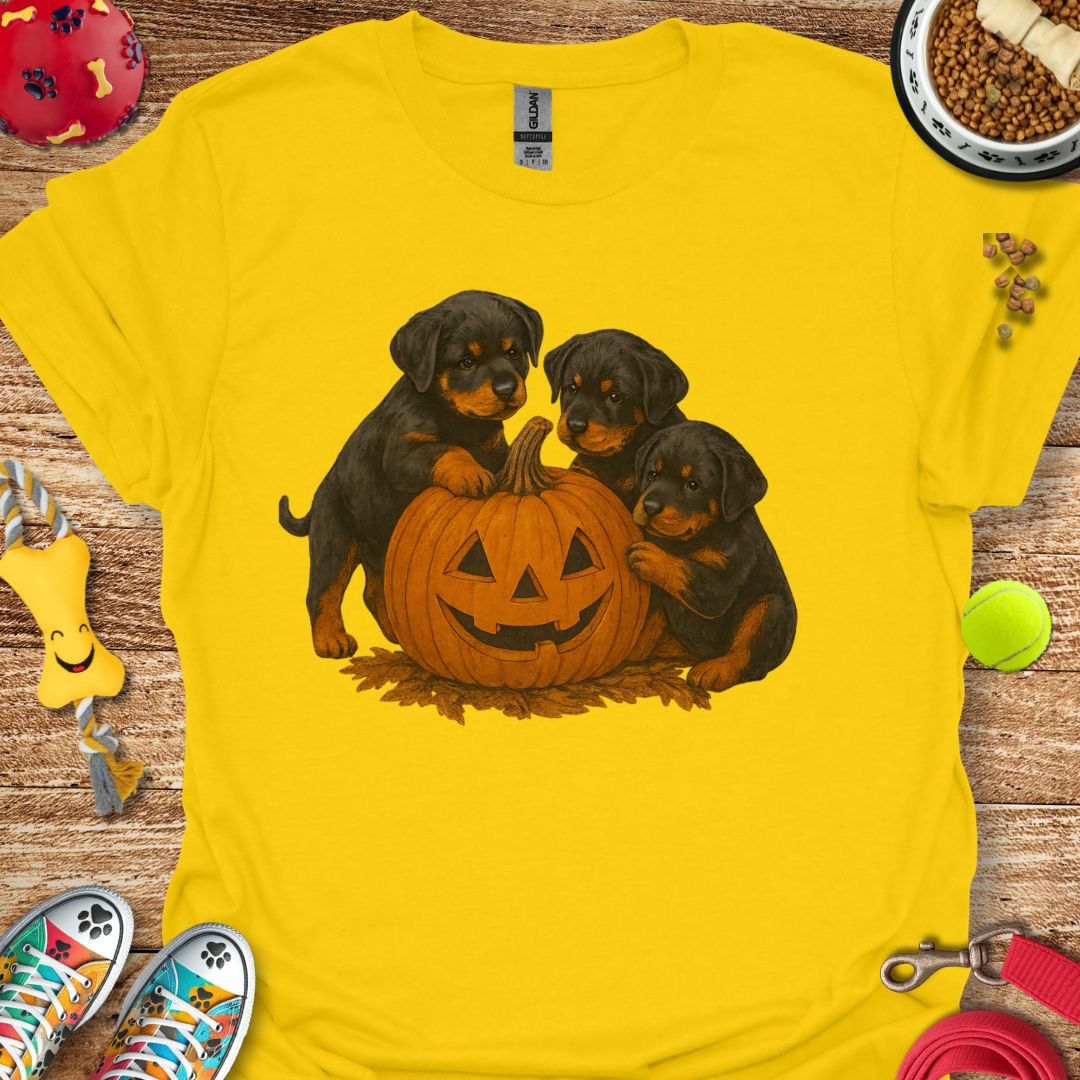 Pumpkin Rottweiler T-Shirt
