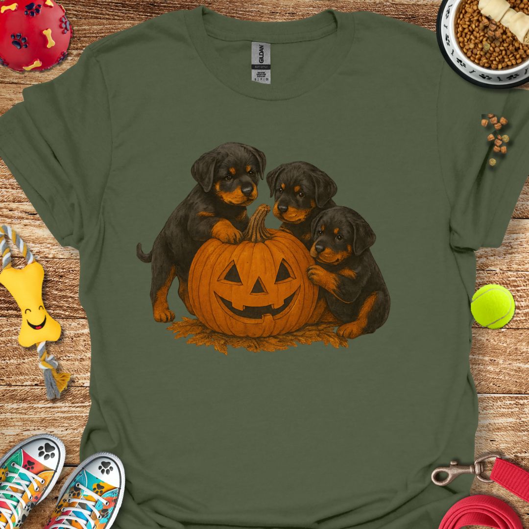 Pumpkin Rottweiler T-Shirt