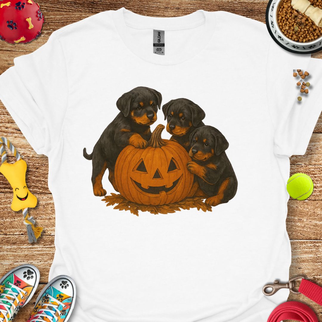 Pumpkin Rottweiler T-Shirt