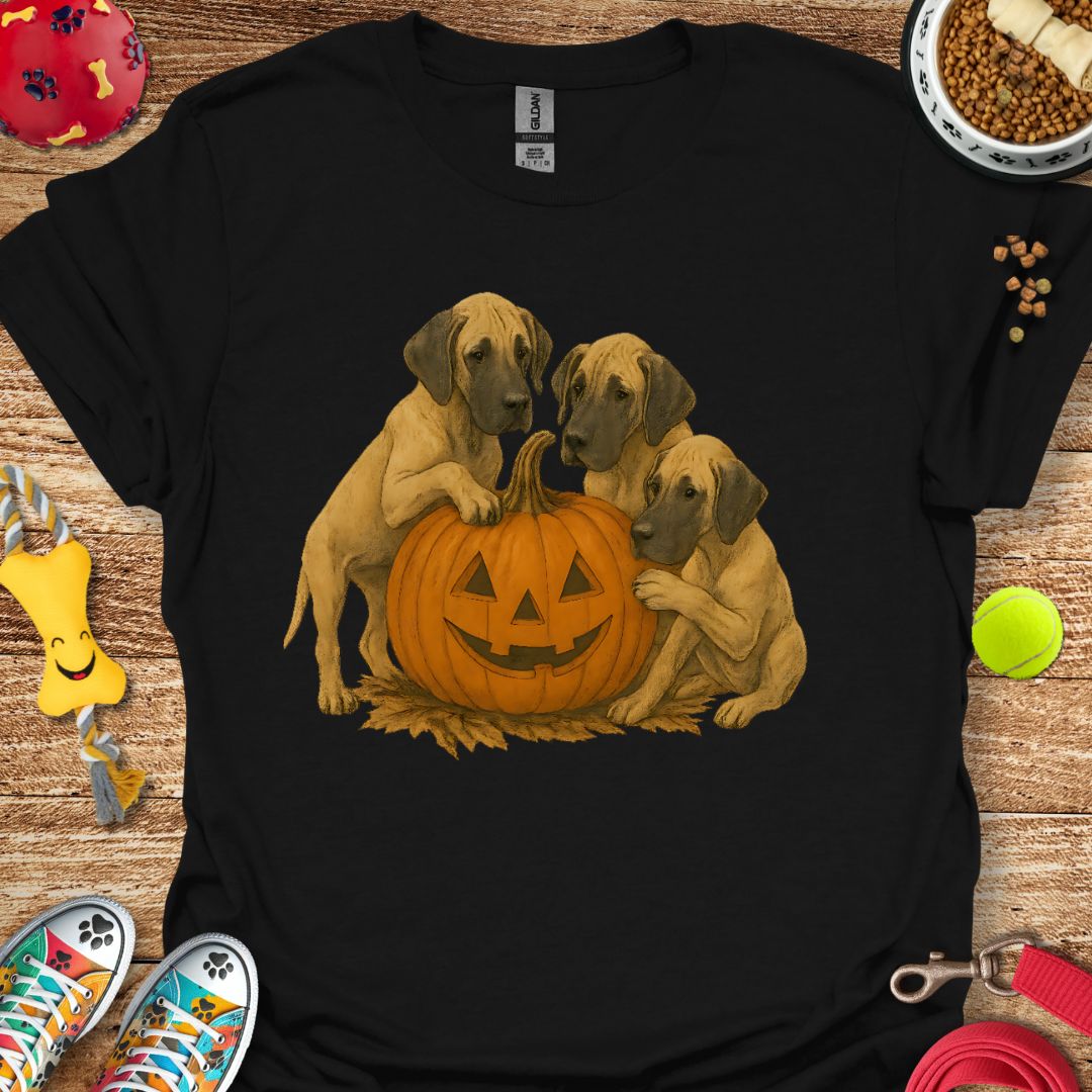 Pumpkin Great Dane T-Shirt