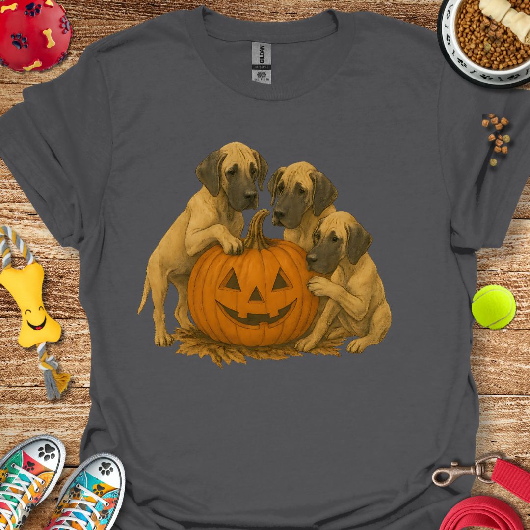 Pumpkin Great Dane T-Shirt