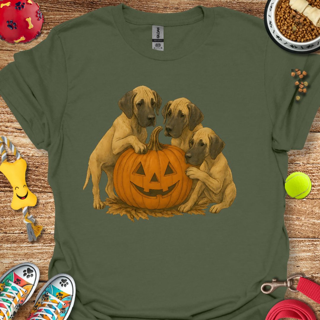 Pumpkin Great Dane T-Shirt