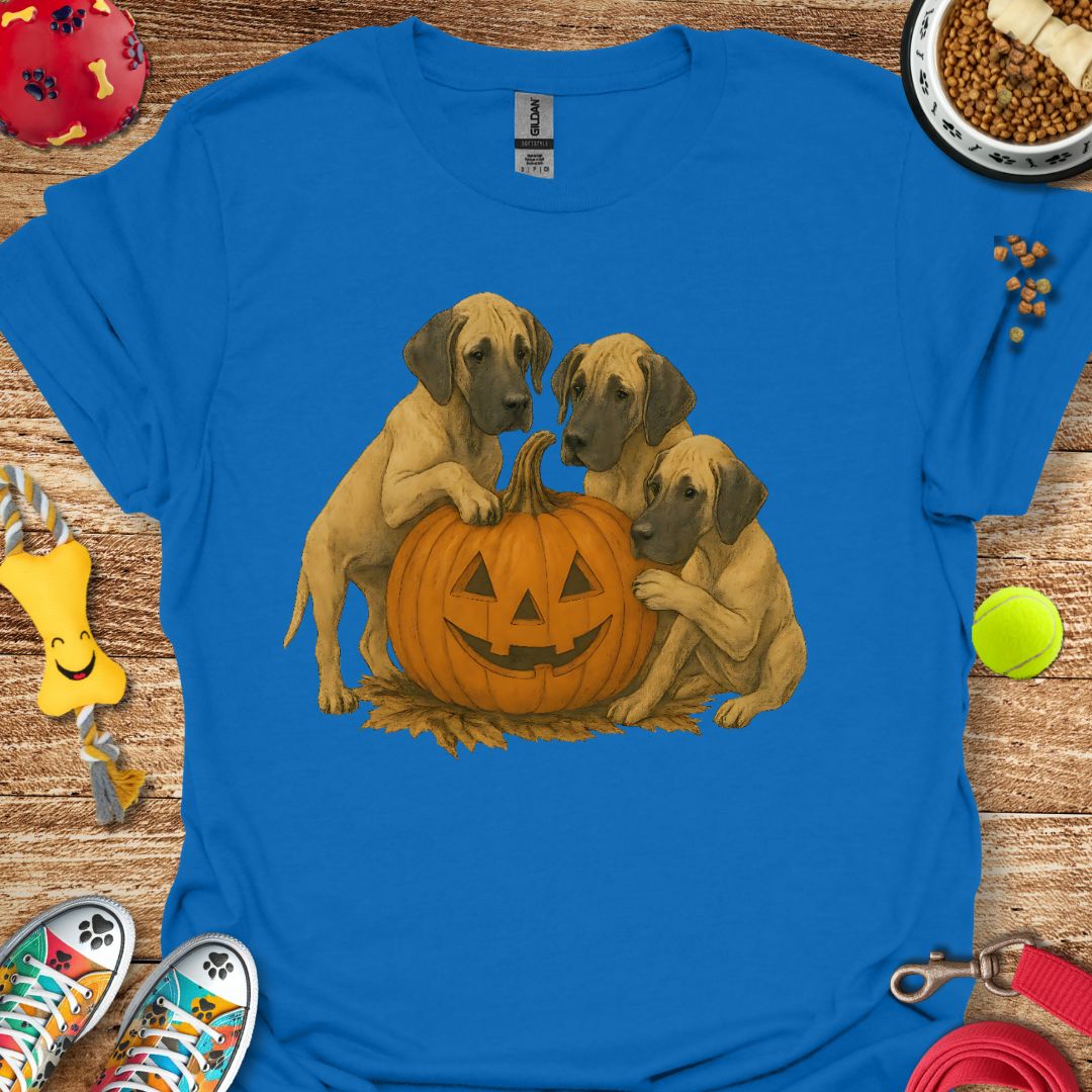 Pumpkin Great Dane T-Shirt