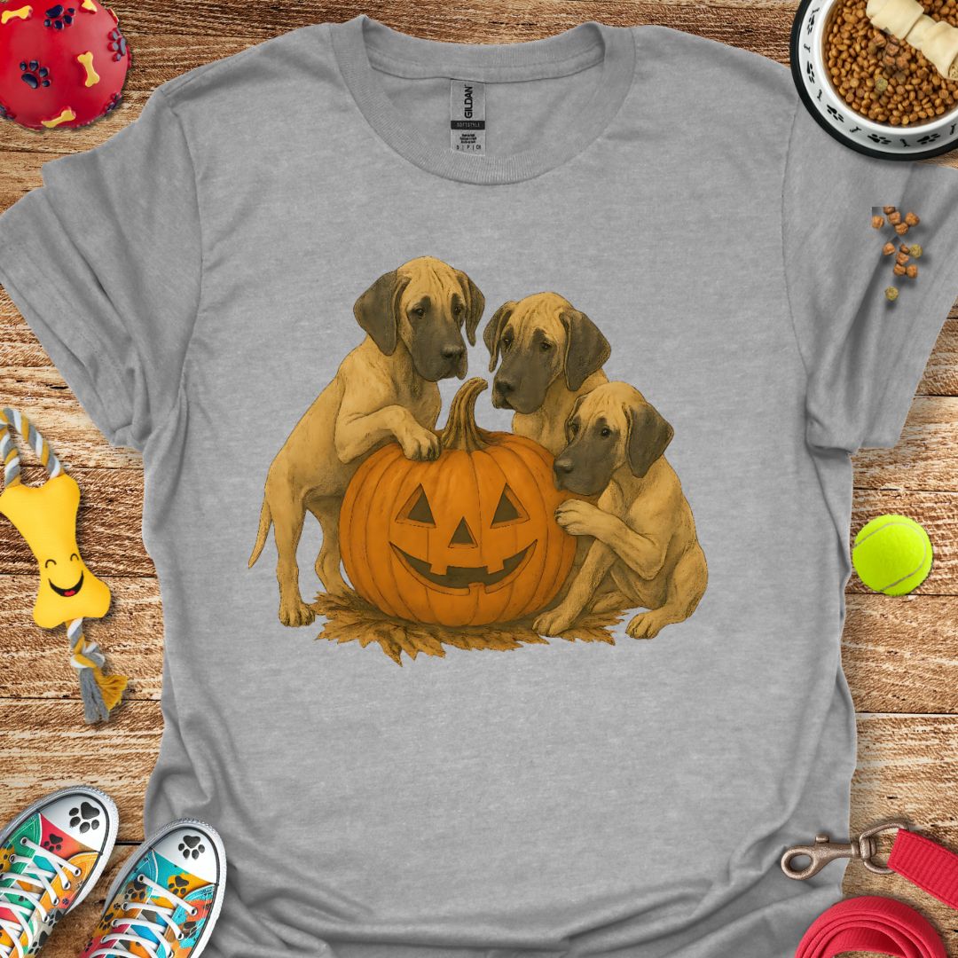 Pumpkin Great Dane T-Shirt
