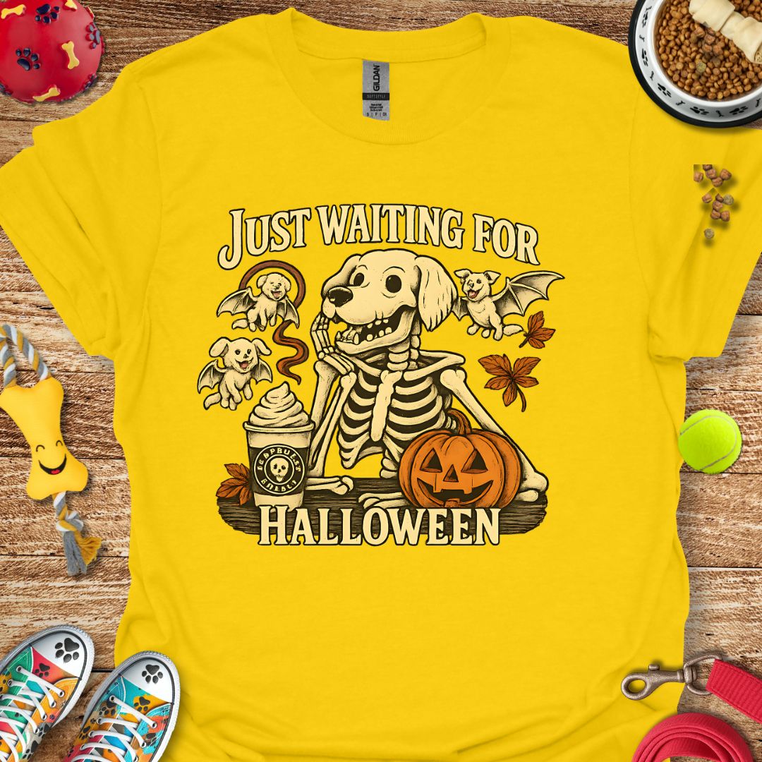Just Waiting for Halloween Golden T-Shirt