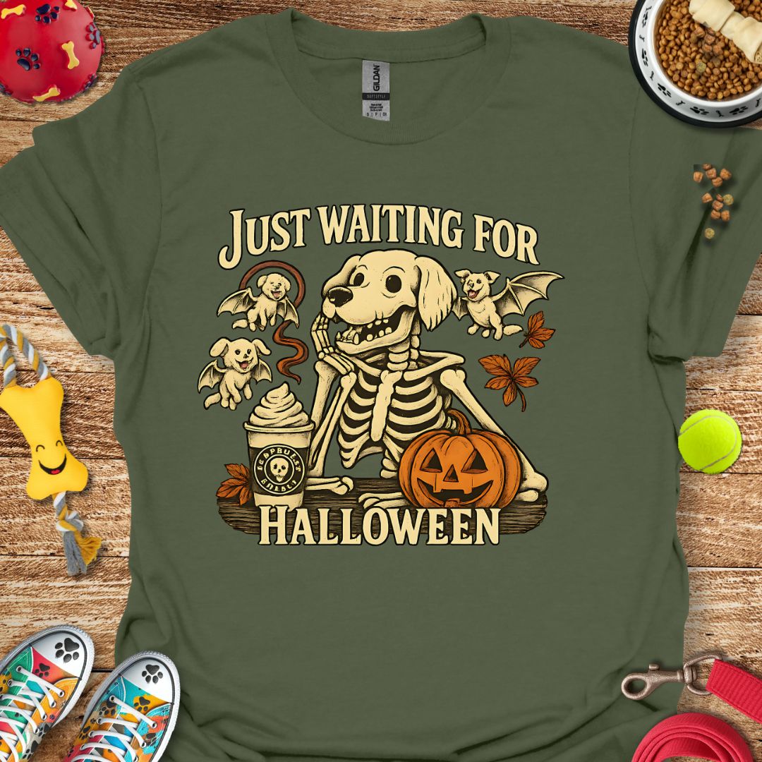 Just Waiting for Halloween Golden T-Shirt