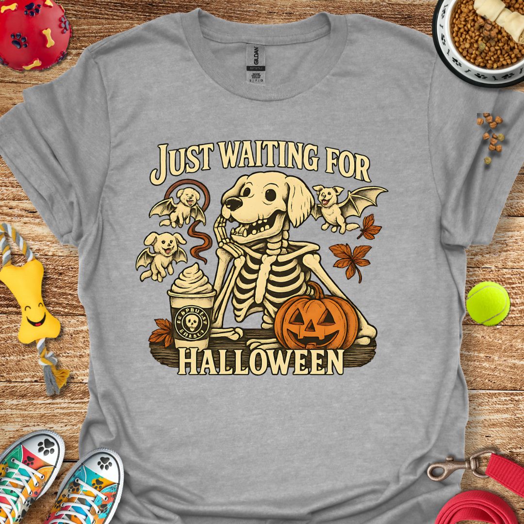 Just Waiting for Halloween Golden T-Shirt