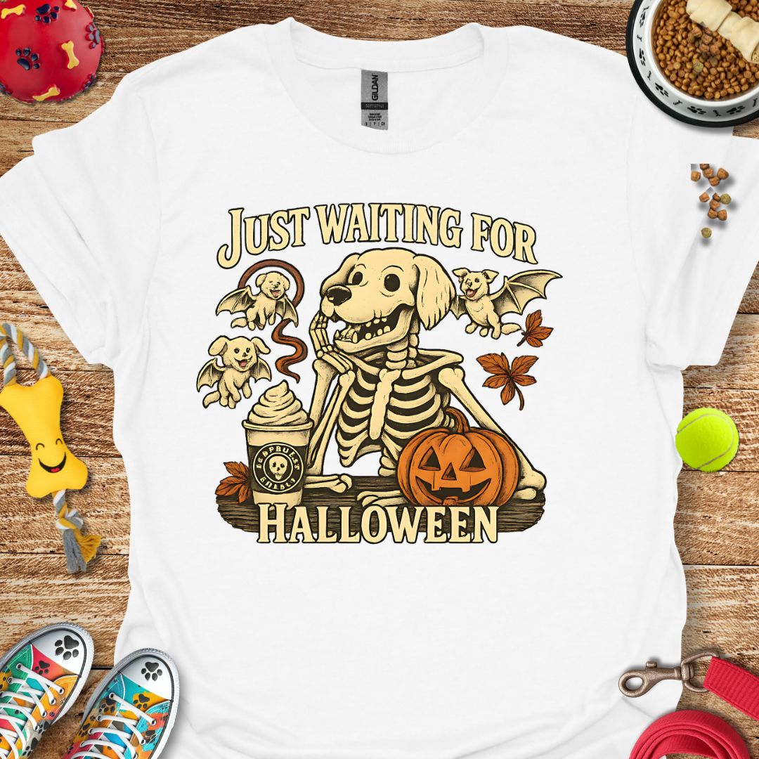 Just Waiting for Halloween Golden T-Shirt