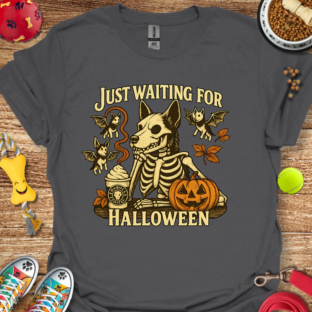 Just Waiting for Halloween German Shepherd T-Shirt
