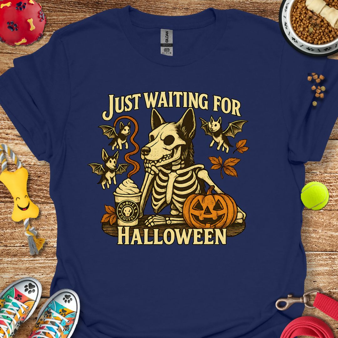 Just Waiting for Halloween German Shepherd T-Shirt