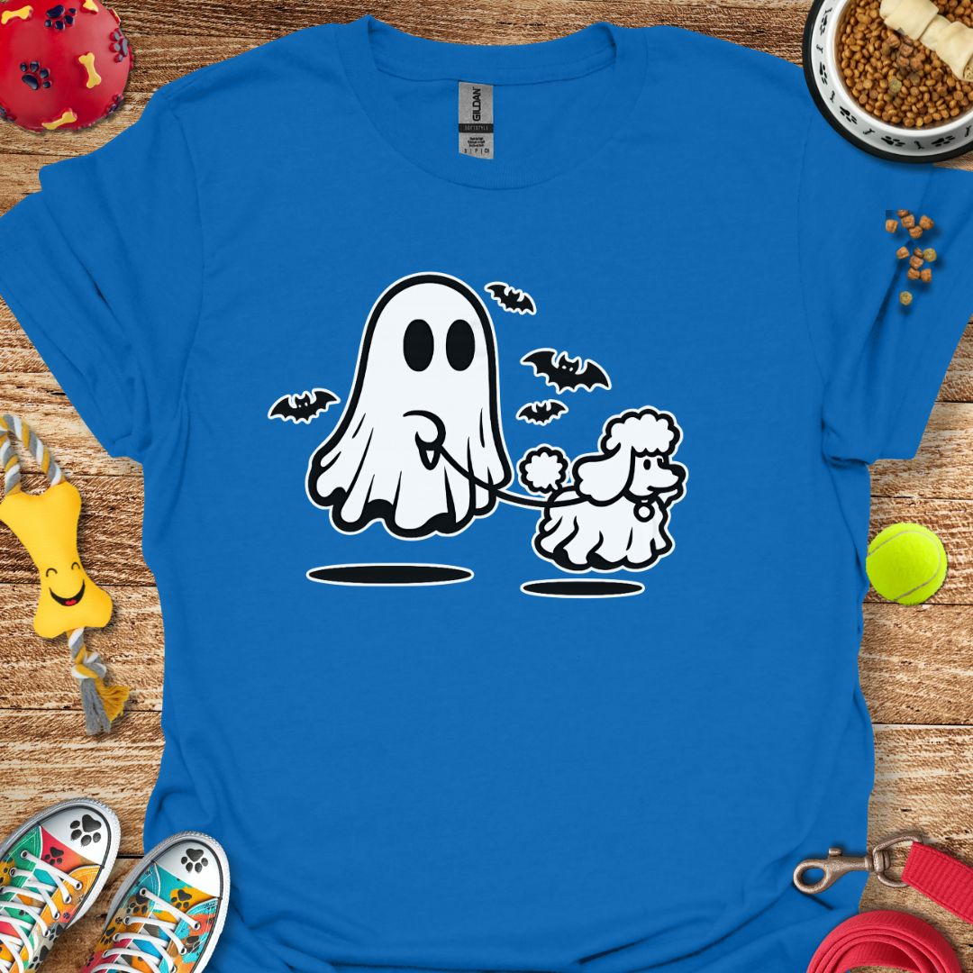 Ghost Walking Poodle T-Shirt