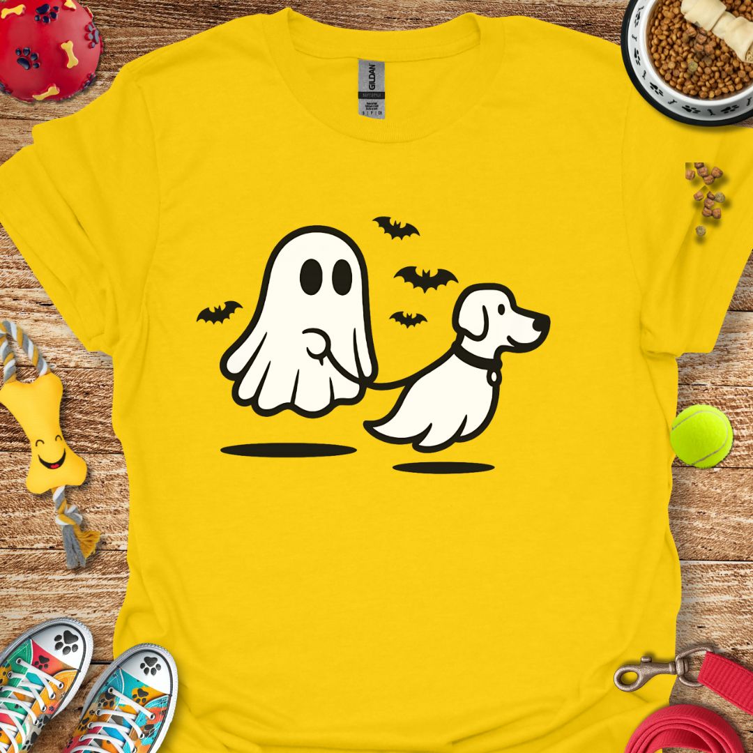 Ghost Walking Labrador T-Shirt