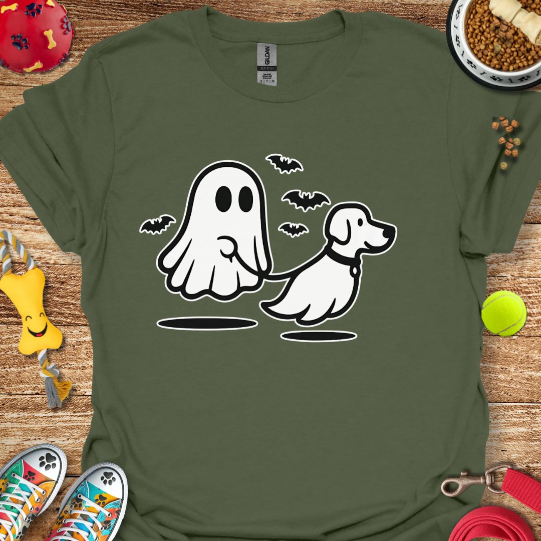 Ghost Walking Labrador T-Shirt