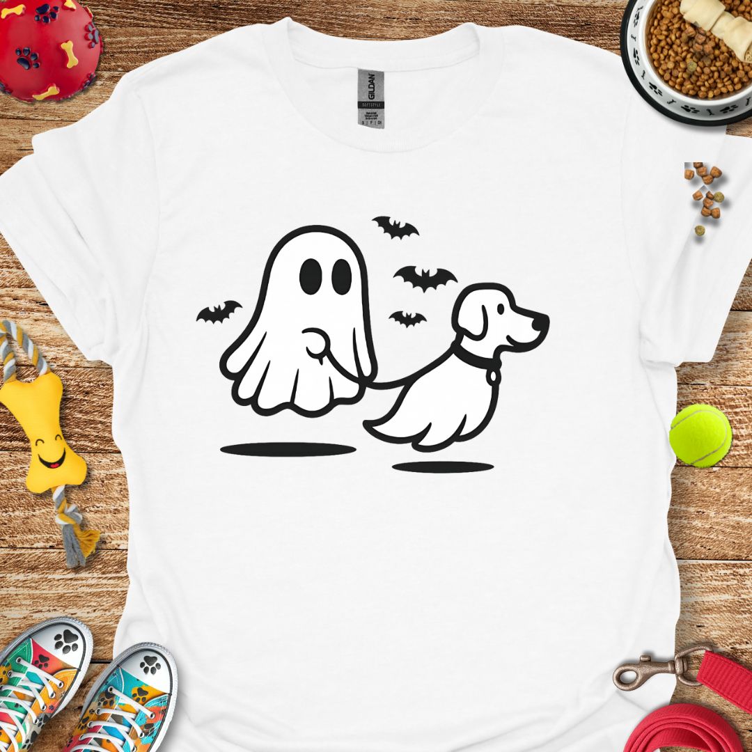 Ghost Walking Labrador T-Shirt