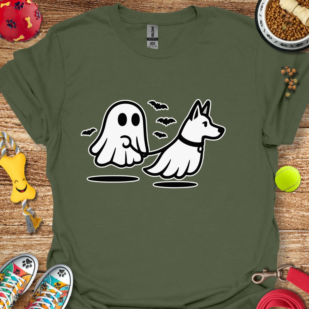 Ghost Walking German Shepherd T-Shirt