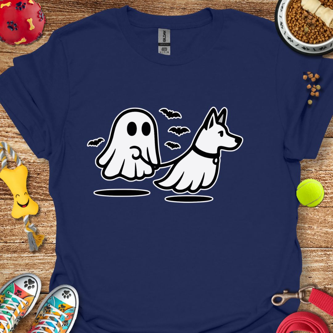 Ghost Walking German Shepherd T-Shirt