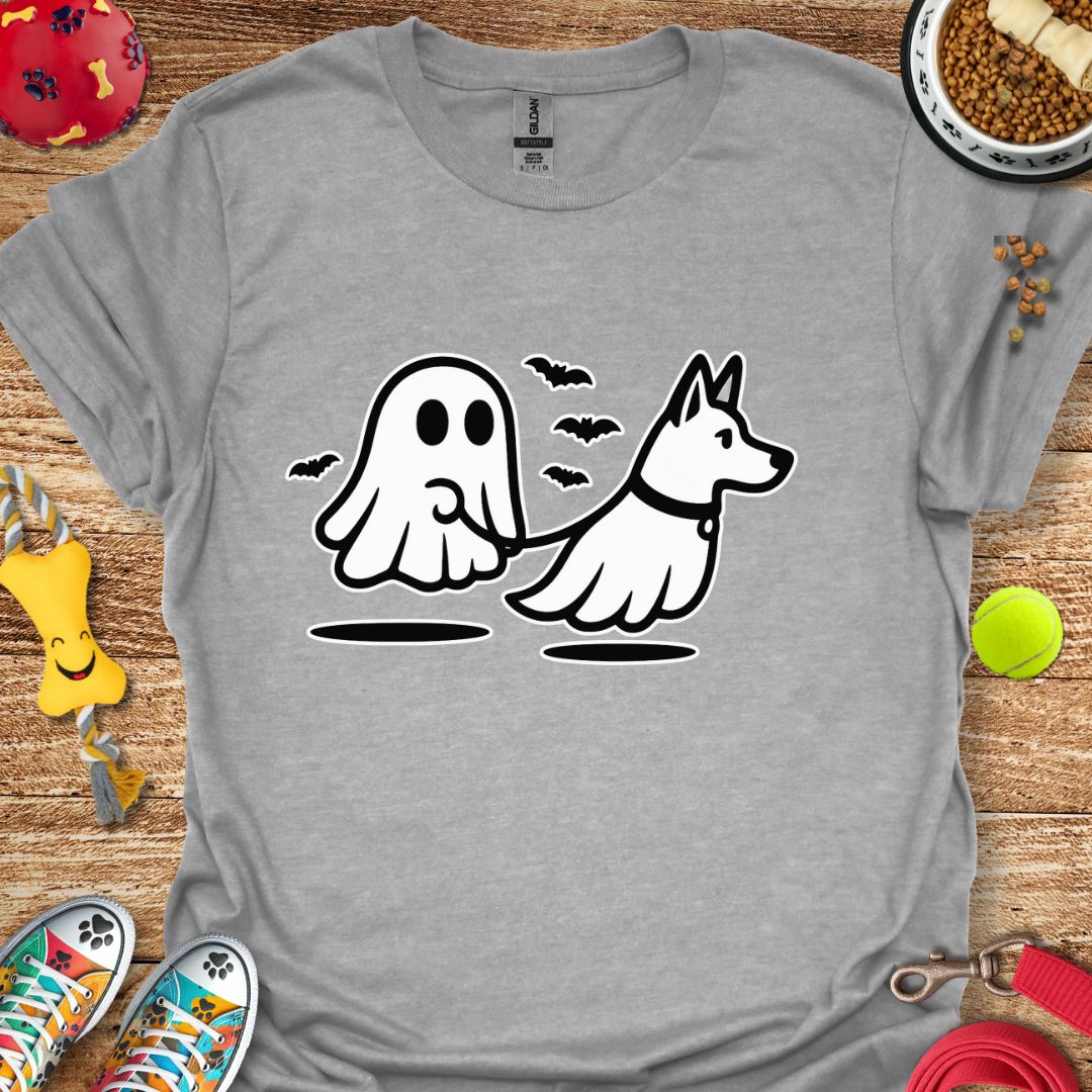 Ghost Walking German Shepherd T-Shirt