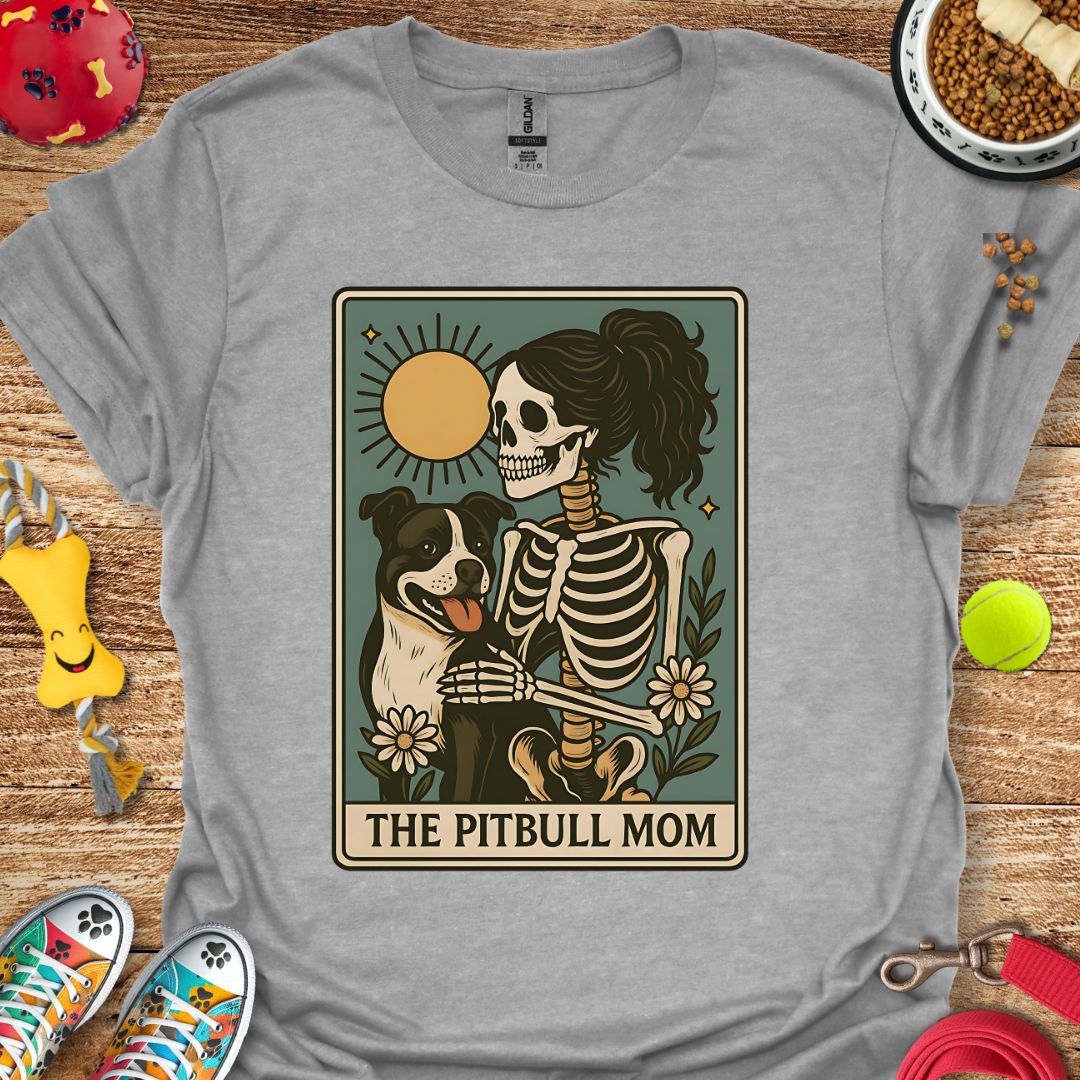 Tarot Card Pitbull Mom T-Shirt